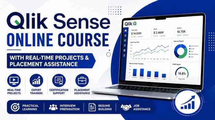 Qlik Sense Online Course with Real-Time Projects & Placement Assistance
